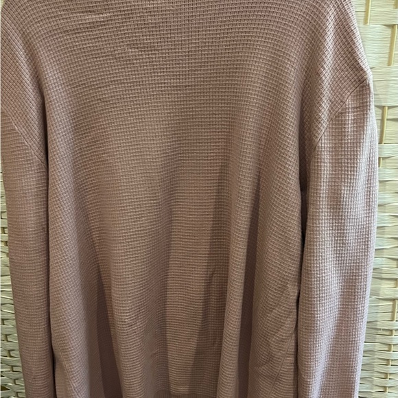 Blush Waffle Knit Cardigan Casual Layering EUC S/1X - Picture 2 of 5